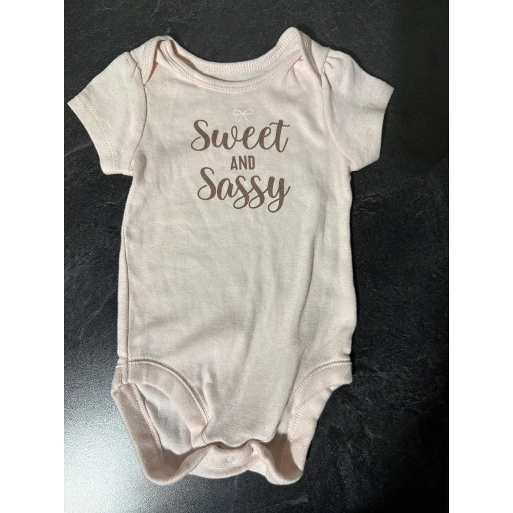 Bundles Baby Place Baby Girl 3-Piece Outfit Set 6-9M Pink Tutu Bodysuit Leggings
